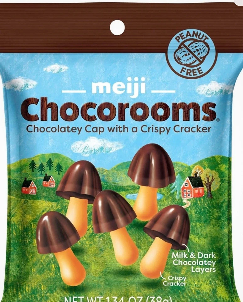 Chocorooms 70100 Meiji Chocorooms paquete múltiple 1,34 oz Foto 2 de 4