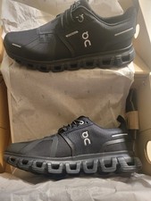 New On Cloud 6 Waterproof Women's 6.5 Color Black/ Black