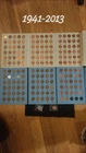 Completed Lincoln Head  Cent Collection Book#2 Number 2 Album 1941-1974 P,D,S