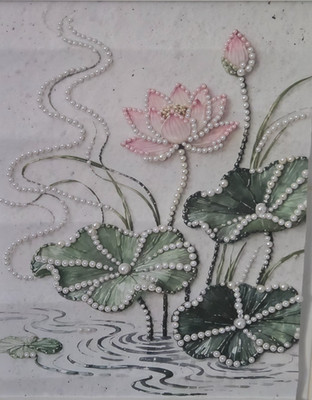 ==diy ==  1 Wandbild, mit extragroßen Perlen,Diamond Painting , fertiggestellt