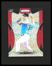 2019 Trevor Richards Rookie Card - Panini  /299 #264 Red Mojo Prizm Marilins. rookie card picture