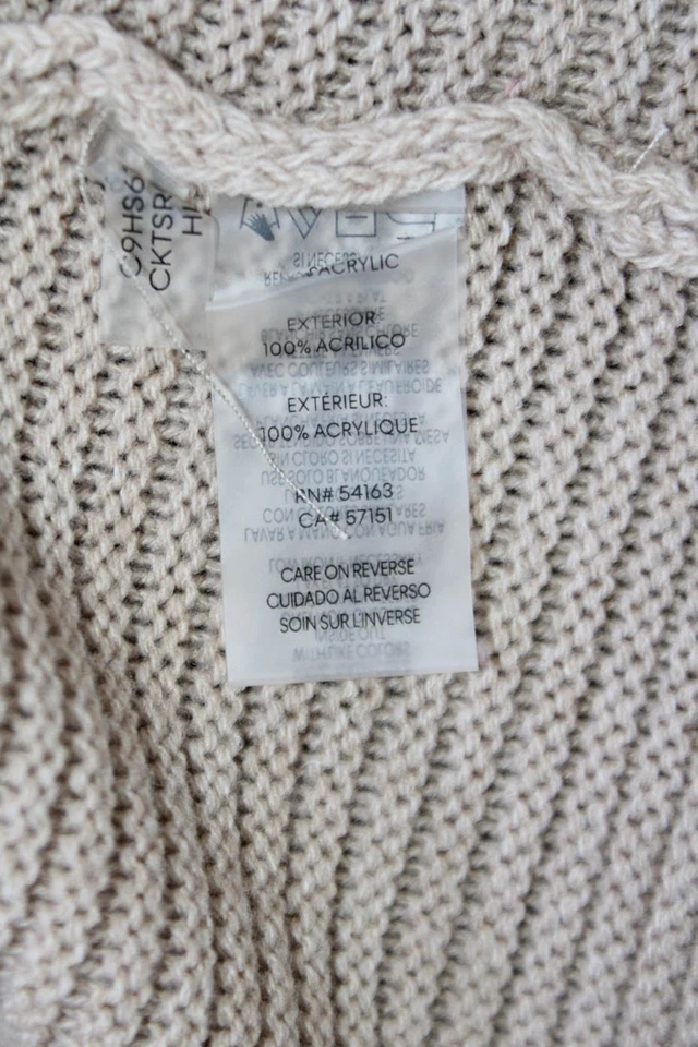 Женский кардиган Calvin Klein с длинным рукавом с открытой передней частью свитер коричневый размер средний - Изображение 4 из 4