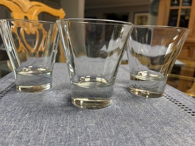 Set of 3 Libbey Cosmopolitan Martini Glasses 8oz