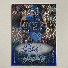 2025 Luminance Ashton Jeanty Auto /35 Blue Wave Ssp Boise State, Raiders #108