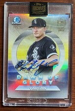 Andrew Vaughn 2022 Topps Archives Signature Series Auto 1/1 Brewers Sox