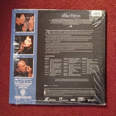Blue Velvet Laser Disc Warner Home Video GC T3 for sale online | eBay