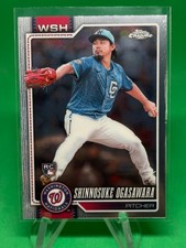 Shinnosuke Ogasawara Rookie Card 2026 Topps Chrome Washington Nationals #64. rookie card picture