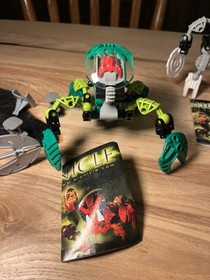 Lego Bionicles Lot If 3 (8563, 8564, 8565)  With Containers