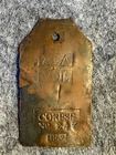 Civil War Era Alabama Volunteers Corpse Tag Toe Tag 1862