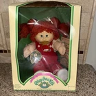VTG 1985 Cabbage Patch Kids Doll Coleco In box Red Hair Eyes Green Adoption 3890