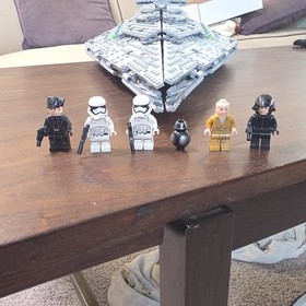 LEGO Star Wars 75190 First Order Star Destroyer, 1416 pcs Complete Set