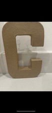 “C” LARGE PAPIER MACHE LETTERS 20.5CM 8 INCH 