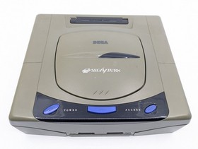 Sega Saturn HST-3200 Gray Console Complete Set Tested Japan NTSC-J