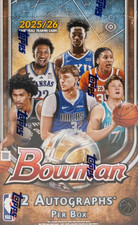 2025/26 Bowman Basketball NBA NCAA Hobby Box ...