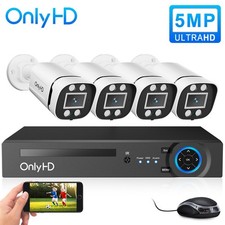 OnlyHD 5MP CCTV Security Camera System Kit AHD Outdoor IR Night Vision IP66
