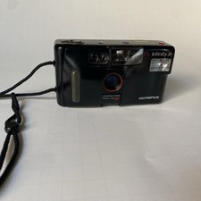 Olympus Infinity Jr 35mm Camera Not Film Tested With Case