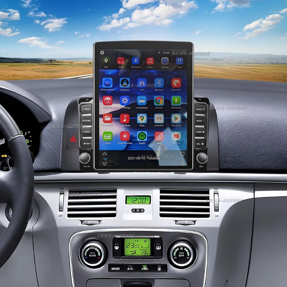 9.7" CarPlay For Hyundai Sonata 1999-2005 Android 13 Car Radio GPS Navi WIFI - Image 4 of 4