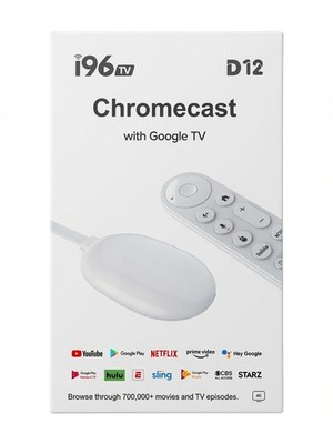 Wie Chromecast mit Google TV i96 D12 4K, Android TV Stick 4K, FireStick 4K