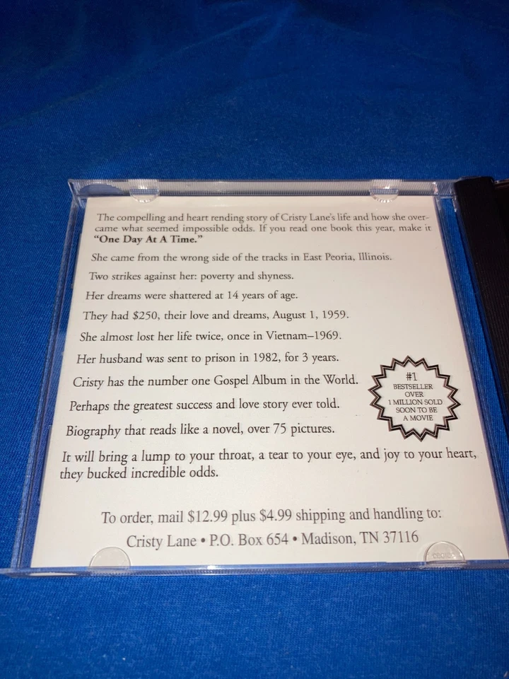 Cristy Lane All In His Hands CD 1998 LS Records Foto 3 de 4