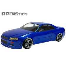 APS0055 1/10 NISSAN R34 BODY: CLEAR