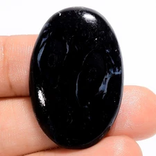 Natural Palm Root Agate Oval Shape Cabochon Gemstone 30.5 Ct 34X22X5 mm GC-37831