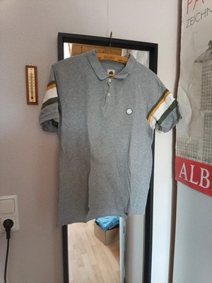 Poloshirt Pretty Green Oasis Gr. M | Polo Shirt Gallagher grau
