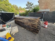 Torched Scaffold Boards