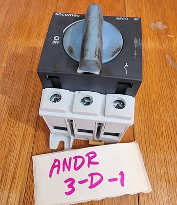 Socomec Sirco M80, 104482-01 Disconnect Switch