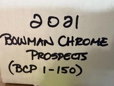 2021 Bowman Chrome Prospects Baseball Set (BCP1-150) ~ Gunnar ~ Julio Rodriguez