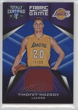 2016-17 Panini Totally Certified Blue 77/99 Timofey Mozgov #18 00ix