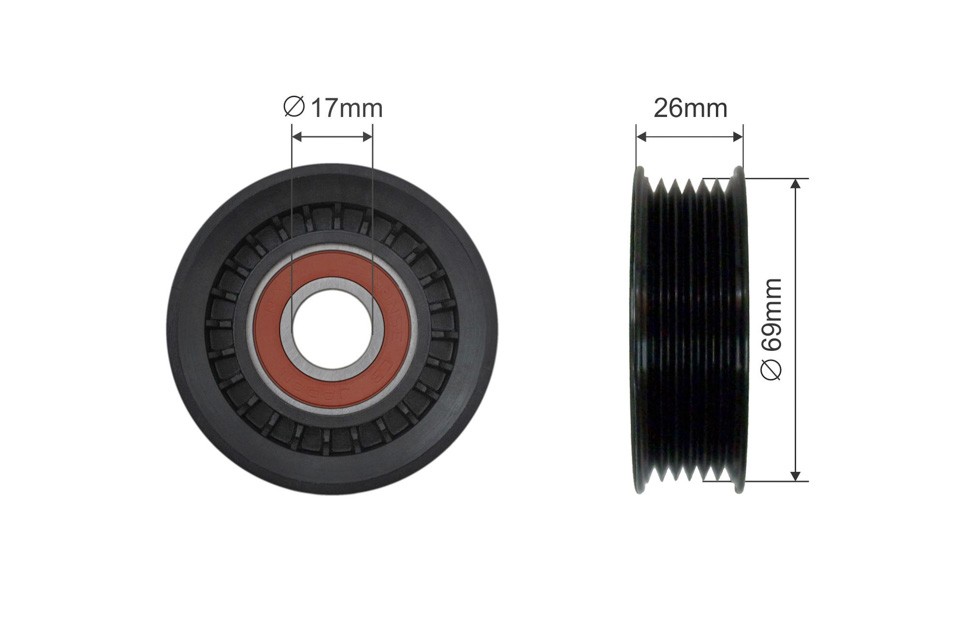 Nty Pulley Idler V-Belt For Chevrolet Captiva Cruze Orlando 10 - Image 11