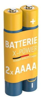 ANSMANN Piles alcalines X-Power Mini AAAA 1,5 V (lot de 2)