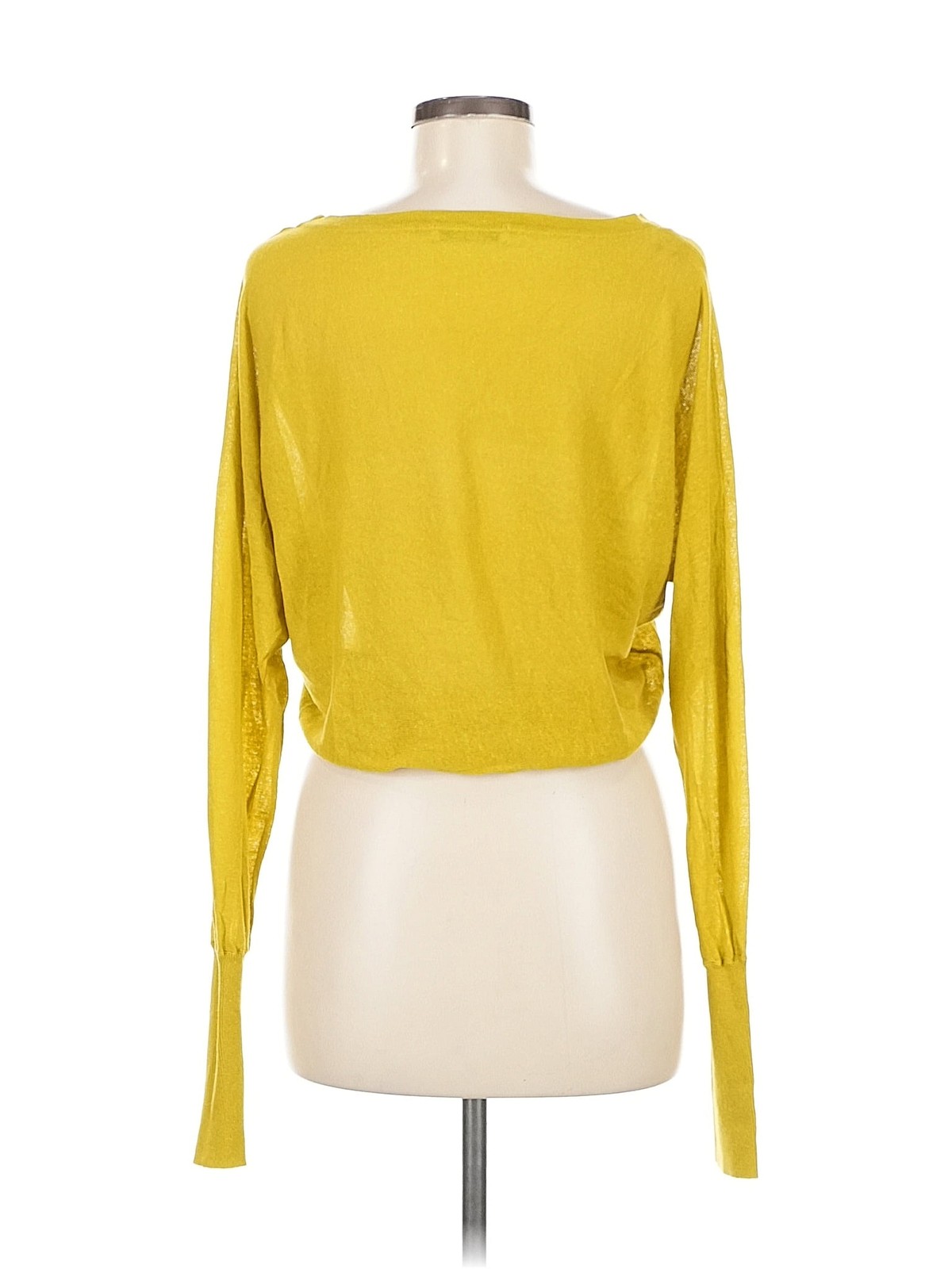 Zara Women Yellow Long Sleeve Top M thumbnail 2