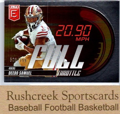 2025 Donruss Elite #25 Deebo Samuel /799 Full Throttle
