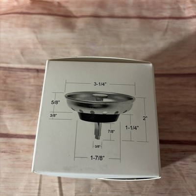 Hilltop Products Kitchen Sink Strainer And Stopper Combo open box