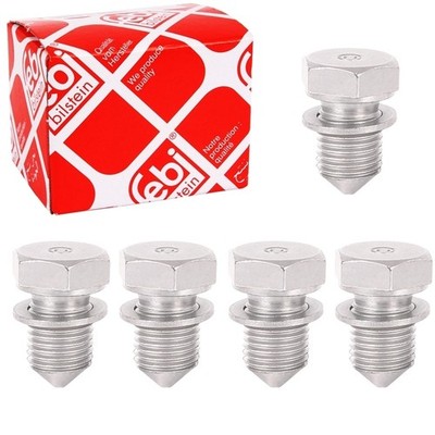 5x ORIGINAL FEBI BILSTEIN 15374 Verschlußschraube Ölwanne Ölablassschraube