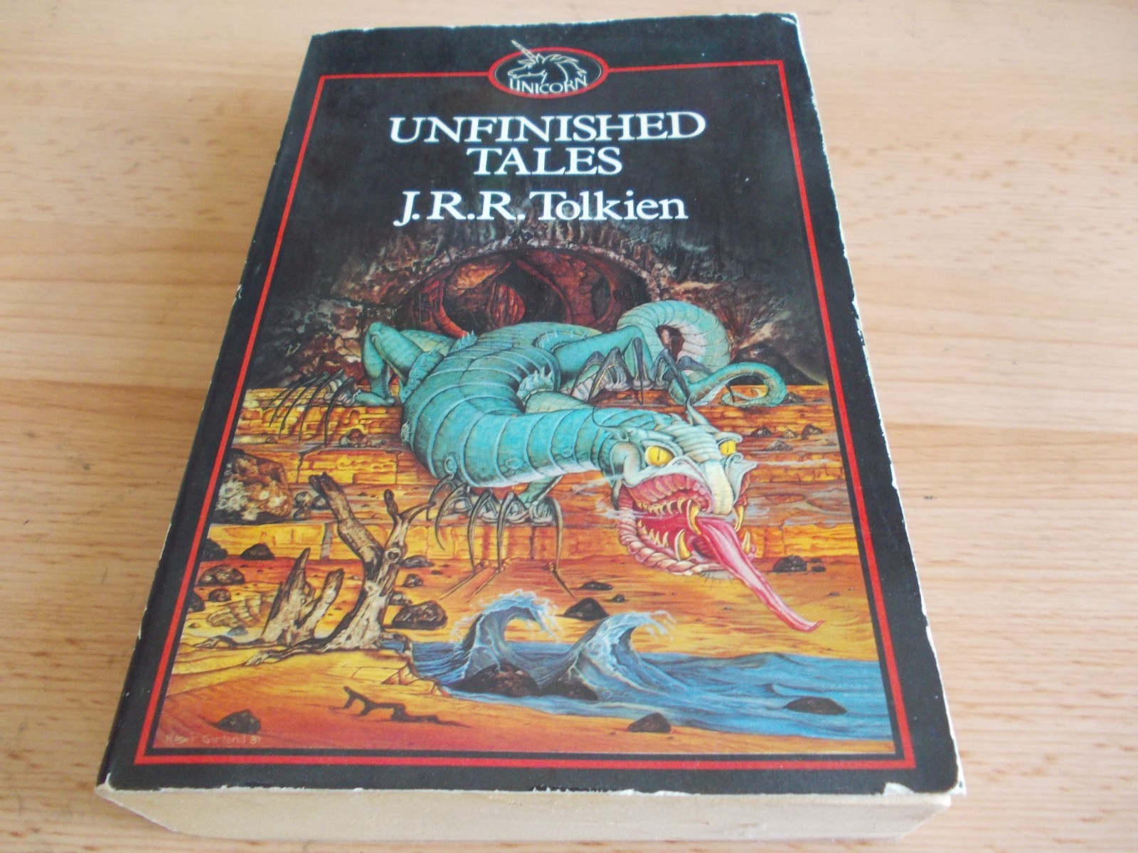 Unfinished Tales J.R.R. Tolkien, Reprinted paperback edition 1983