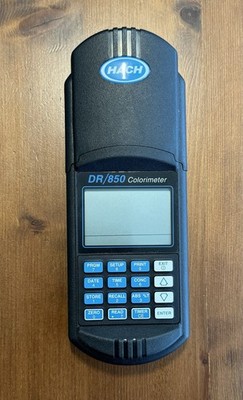 Hach DR 850 Kolorimeter Zur Mobilen Wasseranalytik, Digitalanzeige, neuwertig!
