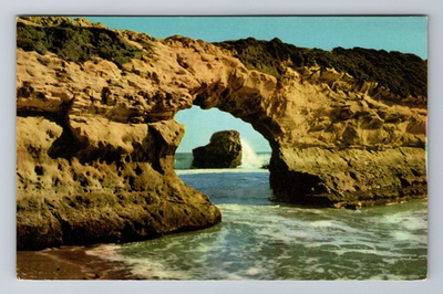 #ad Santa Cruz CA California Natural Bridge Swanton Beach Vintage Postcard $0.99