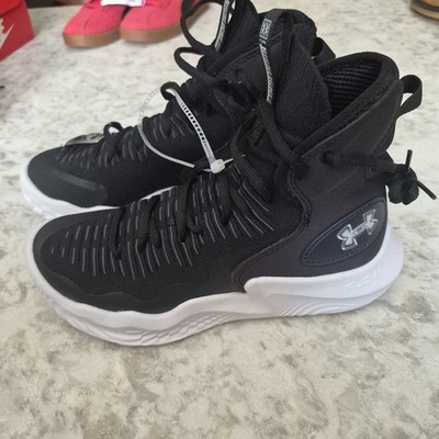 Under Armour Women's Flow Highlight Ace Volleyball Shoe 6 New Black/White
