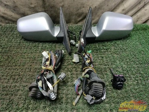 JDM HONDA Integra DC5 Acura RSX OEM Genuine Power Door Mirror Pair Silver Used