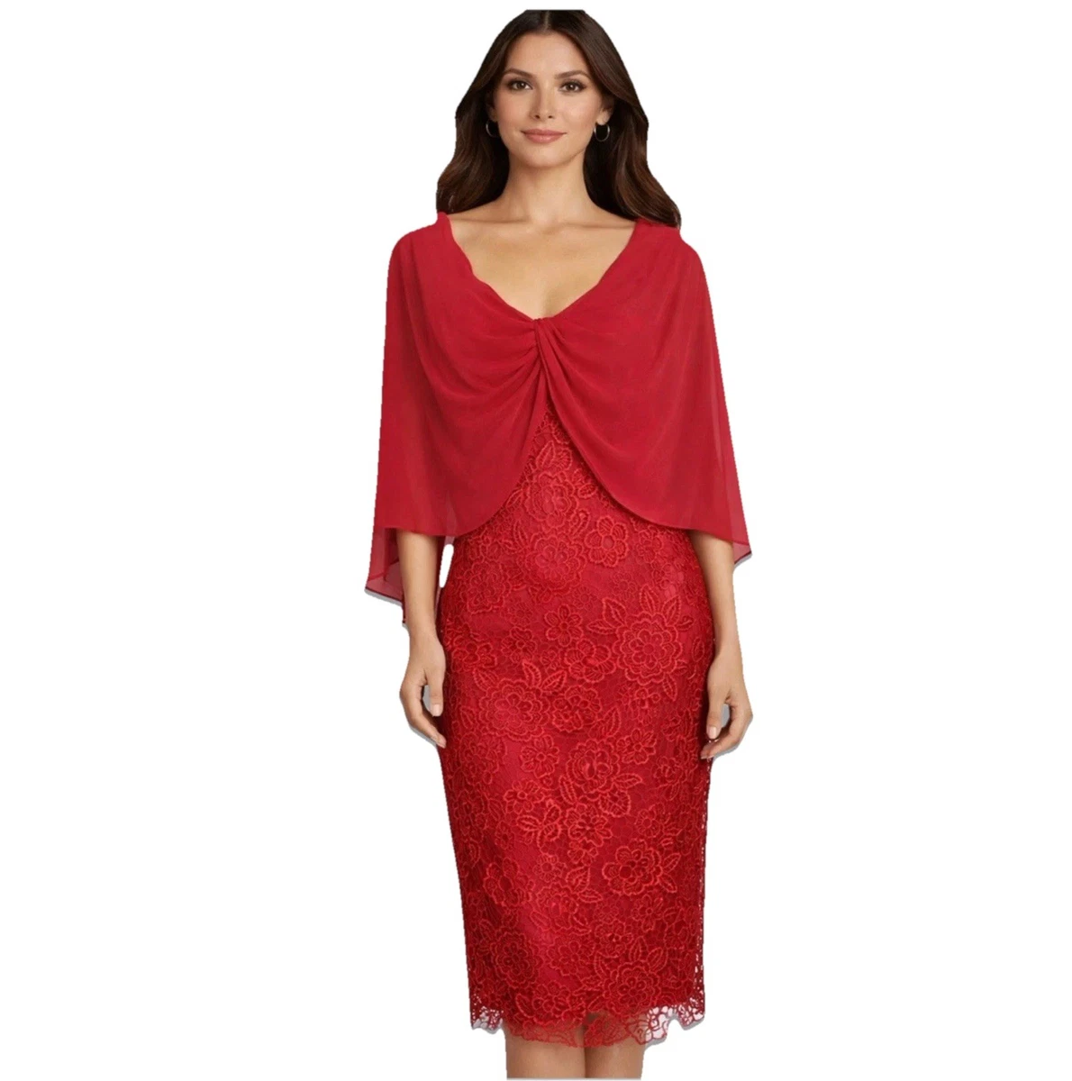 gina bacconi evening dresses Gina Bacconi NAVY / NUDE Desire Jersey Maxi Dress With Lace Cape