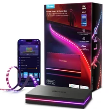 Govee - AI Gaming & TV Sync Box Kit 2 with HDMI 2.1, 4K@144Hz, 4-in-1 RGBWIC ...