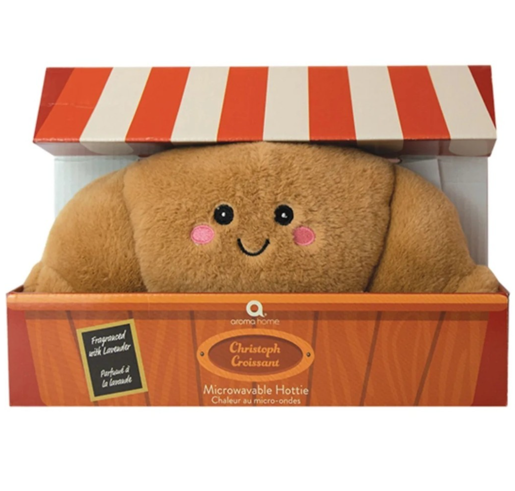 Aroma Home Christoph Croissant Snuggable Hottie Removable Heat Pack MicorwaveToy