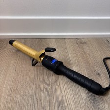 Bio Ionic Gold Pro Curling Iron Ceramic 1  Ionic Tech Z-GPT-CI-1.0 Tested Works