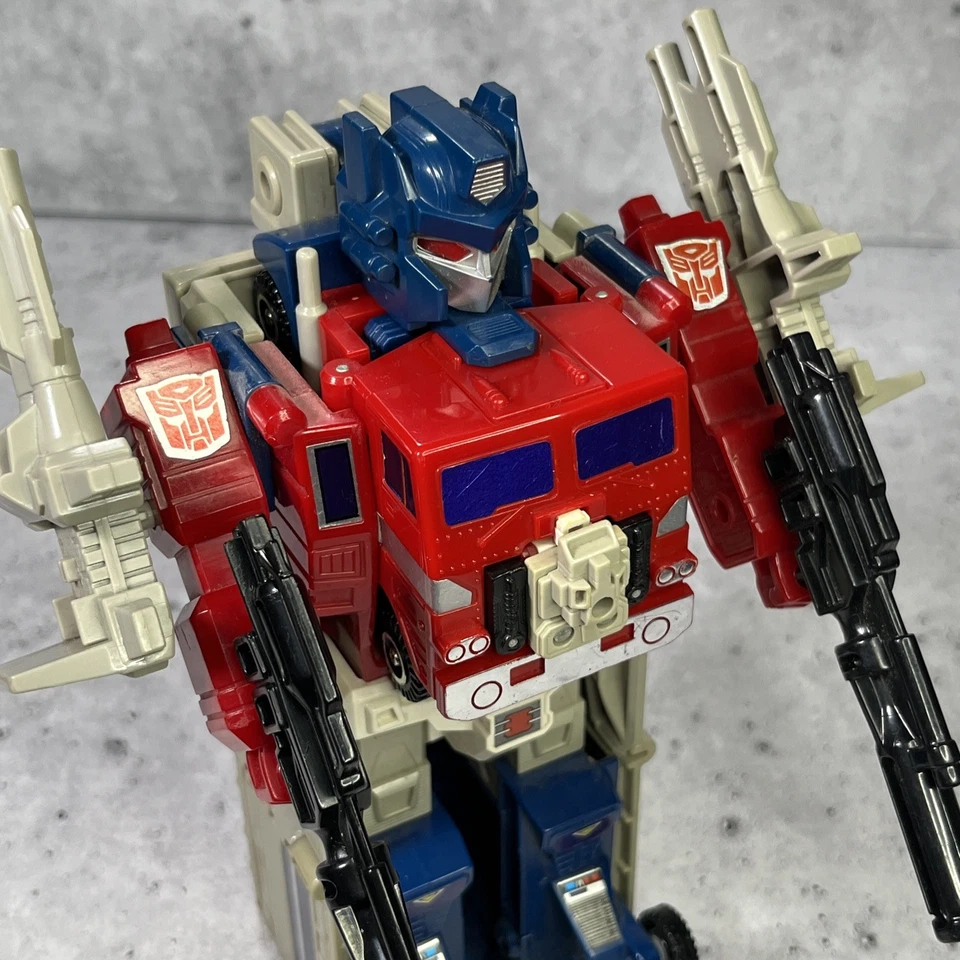 Vintage Hasbro G1 Transformers Powermaster Optimus Prime Completo Quase Perfeito - Imagem 2 de 4