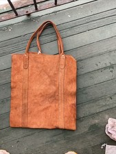 34"x14.5" Leather Firewood Log Carrier Sling vintage cool Look 34"x14.5" Leather Firewood Log Carrier Sling vintage cool Look - Image 1