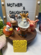 Fisher Price Little People Farm Animals Farmer Horse Cow Pig Chicken Replacement