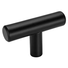 5 Pack Black Cabinet Knobs T Bar Pulls Drawer Handles Furniture Hardware