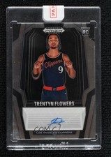 2024-25 Panini Prizm Black Rookie Signatures Trentyn Flowers #RS-FWR Auto v9t